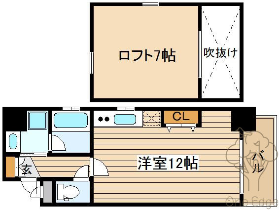 ZEUS梅田AQUAの間取り