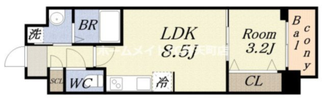 【間取り】 | スプランディッド弁天町