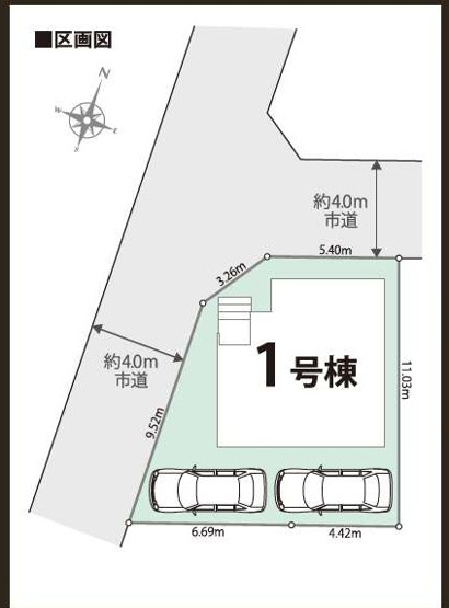 【区画図】 | 上尾市瓦葺　