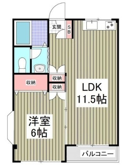 【間取り】 | マイネルロッヂⅡ | 間取りです。