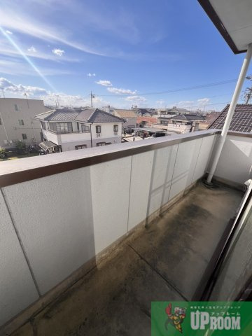 中野町さくらマンションのバルコニー