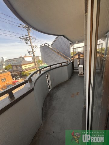 中野町さくらマンションのバルコニー
