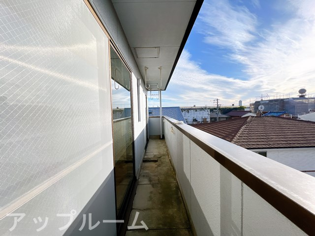 中野町さくらマンションのバルコニー
