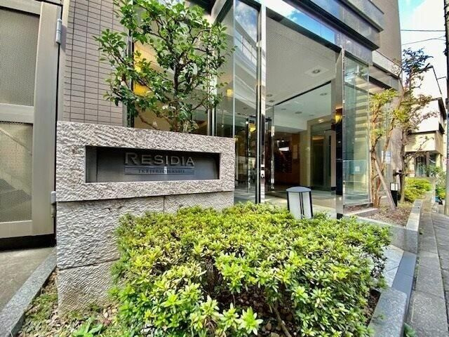 レジディア池尻大橋　高層階　室内リノベーション　角部屋のエントランス