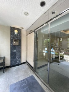 レジディア池尻大橋　高層階　室内リノベーション　角部屋のロビー