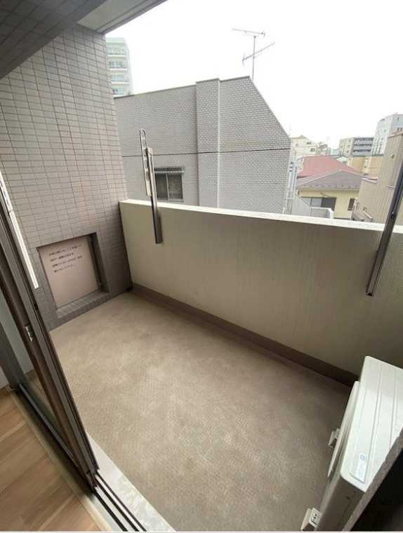 レジディア池尻大橋　高層階　室内リノベーション　角部屋のバルコニー