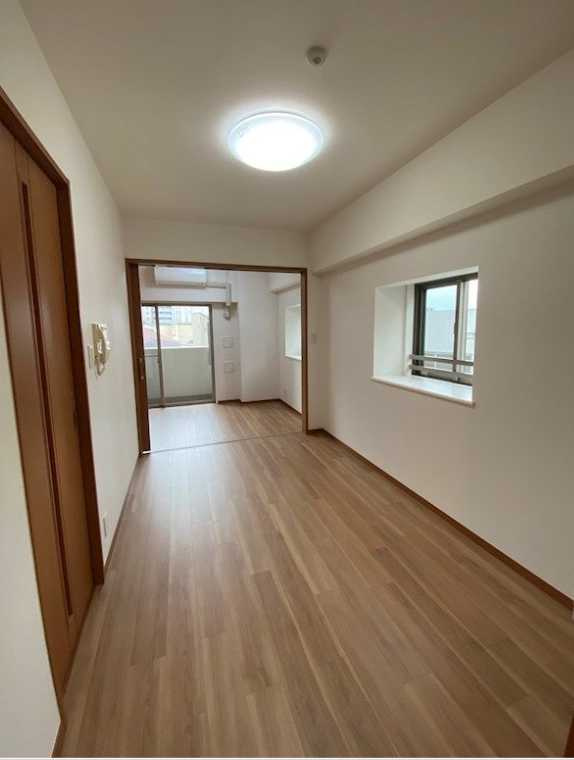 レジディア池尻大橋　高層階　室内リノベーション　角部屋の居間・リビング