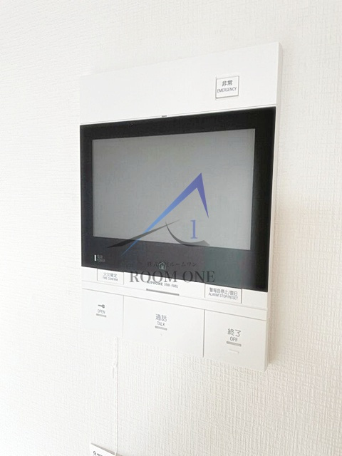 プレール・ドゥーク西大島駅前のセキュリティ|モニター付きインターホンです。