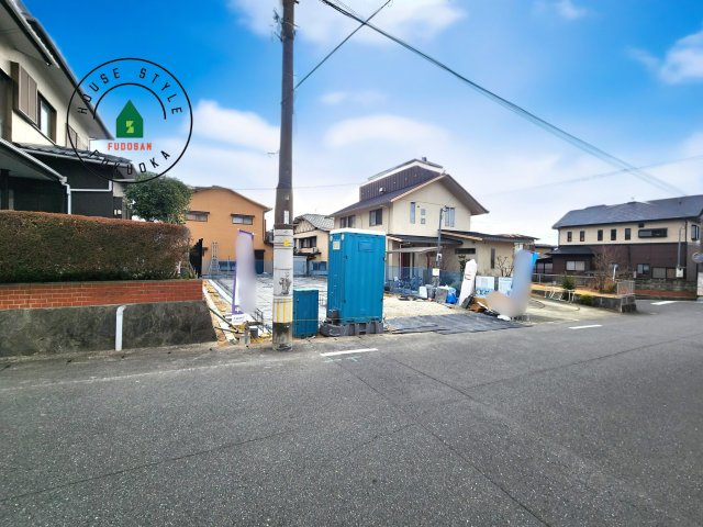 太宰府市青山3丁目第3-1棟（1号棟）の前面道路含む現地写真|見学の時間などお気軽にお問い合わせ下さい。