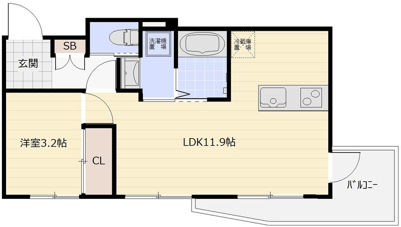 Sempre Vita門戸の間取り