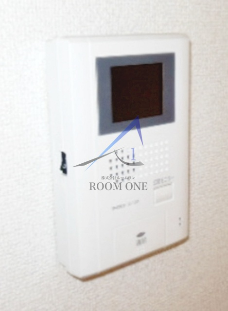 メゾン・Fのセキュリティ|モニター付きインターホンです。