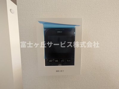 【セキュリティ】 | 磐田市見付 2期 新築一戸建て | TV付インターホンです