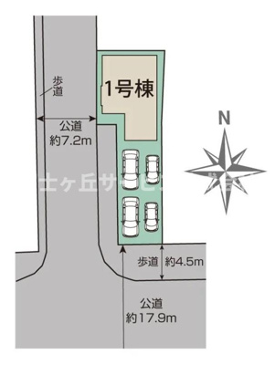 【区画図】 | 磐田市見付 2期 新築一戸建て | 区画図です