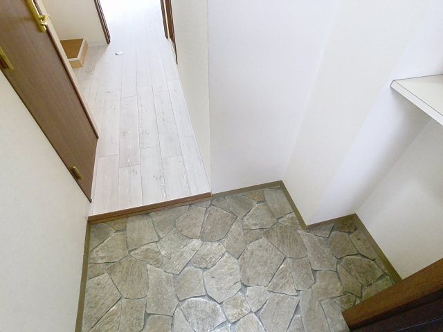 パンション白川の玄関