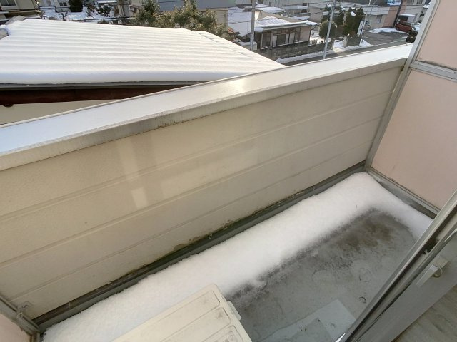 パンション白川のバルコニー