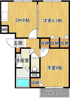 【間取り】 | ブレイン佐古II