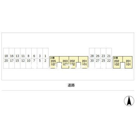 セジュール藤塚　Ａの区画図|高崎、前橋、伊勢崎エリアのお部屋探しはエンドスケープまで！お客様の理想お聞かせ下さい♪