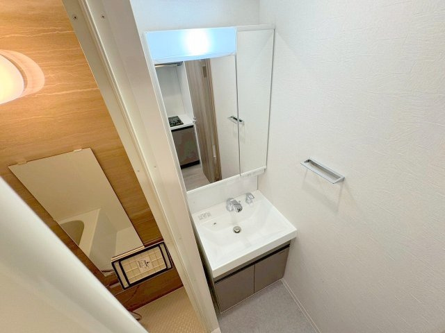 プランドール新北野の独立洗面台