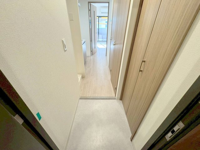 プランドール新北野のバルコニー