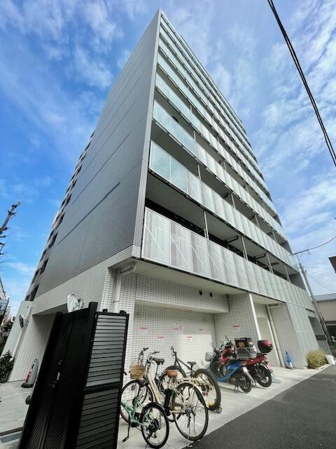 ハーモニーレジデンス＃０９５の外観|RC造のスタイリッシュな外観が街並みに映える 