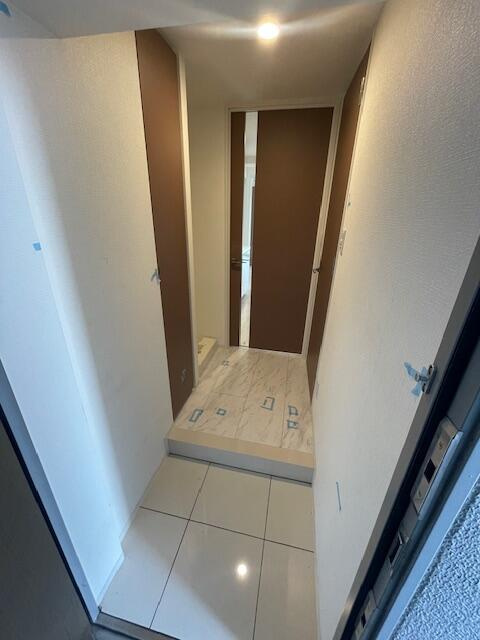 ハーモニーレジデンス＃０９５の玄関|すっきりとした玄関で第一印象も良好 