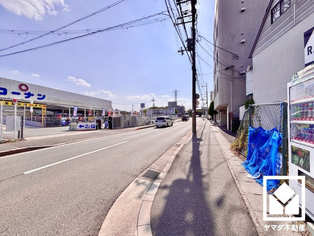 伏見区竹田中島町の前面道路含む現地写真
