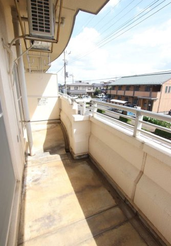 コーポレート東所沢第二のバルコニー