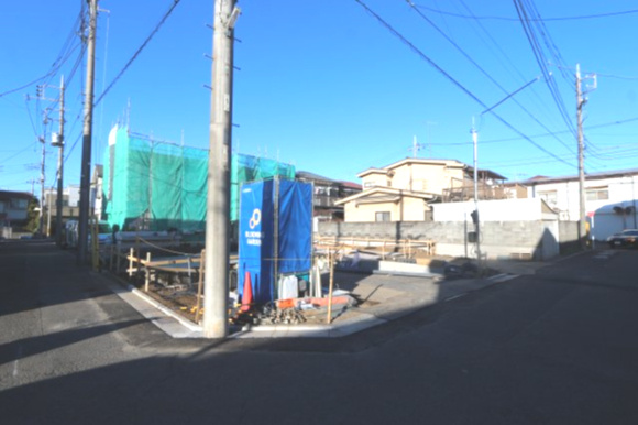 【Blooming Garden】東大和市新堀一丁目の外観|長期優良住宅認定を取得し、耐震性・省エネ性・維持管理性にも配慮された安心の住まいです。