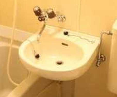 スカイハイツ　室内洗濯機置場　バストイレあり　学生さんオススメの洗面所