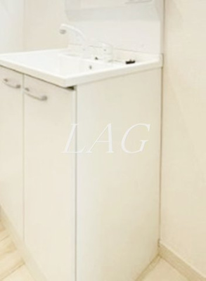 【洗面所】 | クラヴィエ上町 | 独立洗面台です。