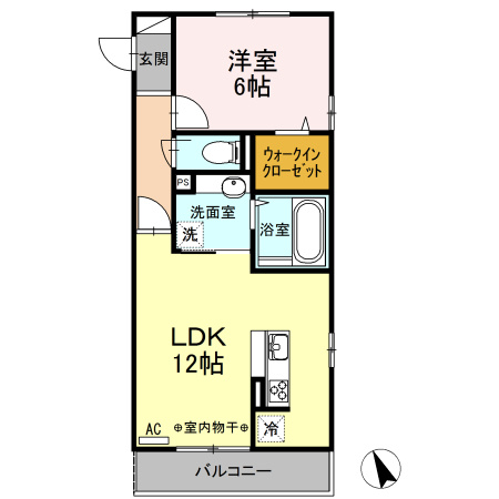 ウィルハイツ福井の間取り