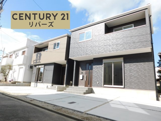 名古屋市西区児玉３丁目の新築一戸建の外観|☆４号棟☆　新価格！！いつでも見学出来ます♪（お問合せ当日、平日、水曜、夜間でもＯＫ）　地下鉄鶴舞線「浄心」駅徒歩１０分！　南向き♪　駐車並列３台ＯＫ！　広いリビング１８．７帖♪　小学校まで５０ｍ！