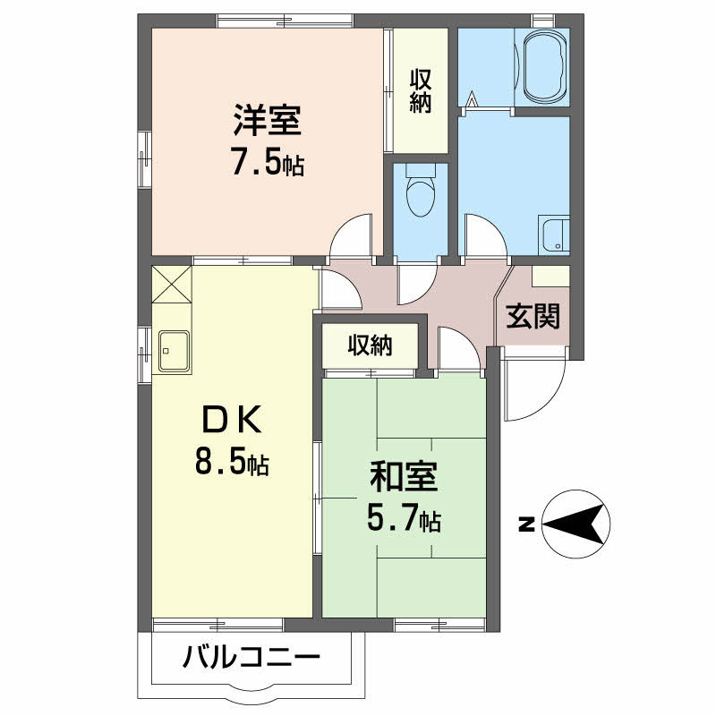 ディアス大谷の間取り