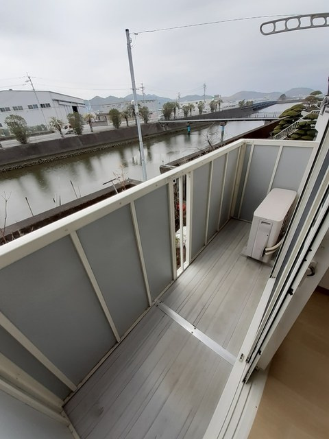 リバージュハイツ　Ⅱのバルコニー|バルコニー