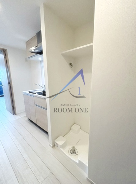 KNOTS新丸子の設備|洗濯機置き場です。