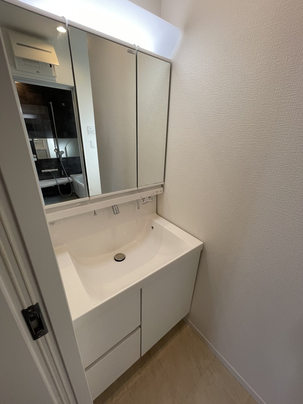 阿倍野区阪南町戸建て貸家の洗面所|阿倍野区阪南町戸建て貸家