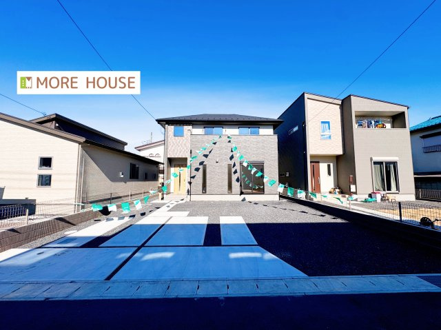 伊勢崎市上諏訪町第1　新築住宅2号棟の外観