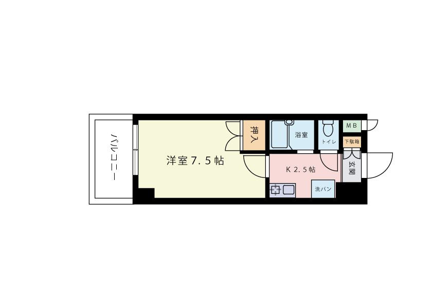 アクアサイドGENの間取り