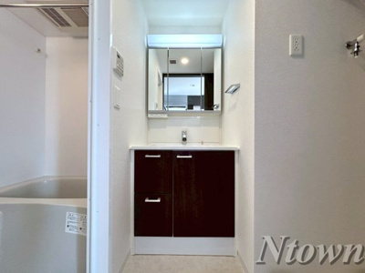 【独立洗面台】 | エステムコート名古屋新栄Ⅱアリーナ | 独立洗面台あり、毎朝おしゃれに忙しい女性の方におすすめです