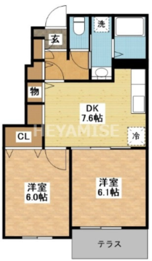 アンジュ・パークⅡの間取り