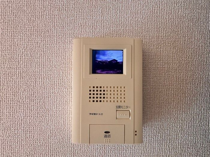 サンライズⅡ番館のセキュリティ|TVモニター付きで安心です☆