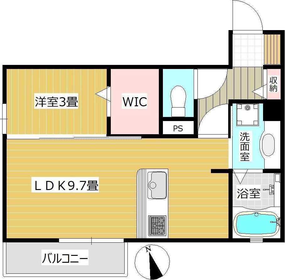 フェリオの間取り|使い勝手の良い間取りです♪