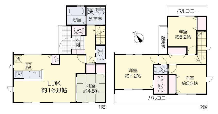 グラファーレ　岡山市南区藤田(7期)【仲介手数料無料】の間取り