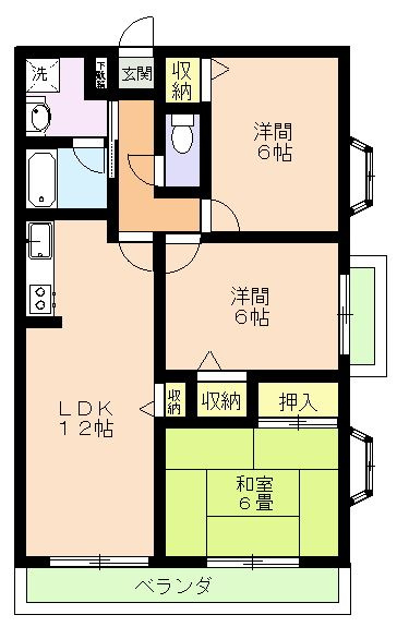 パストラールハイムの間取り|使い勝手の良い間取りです♪