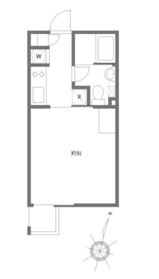 アレーロ幡ヶ谷Ⅱの間取り