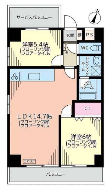 バイムフルス白金Ⅰの間取り