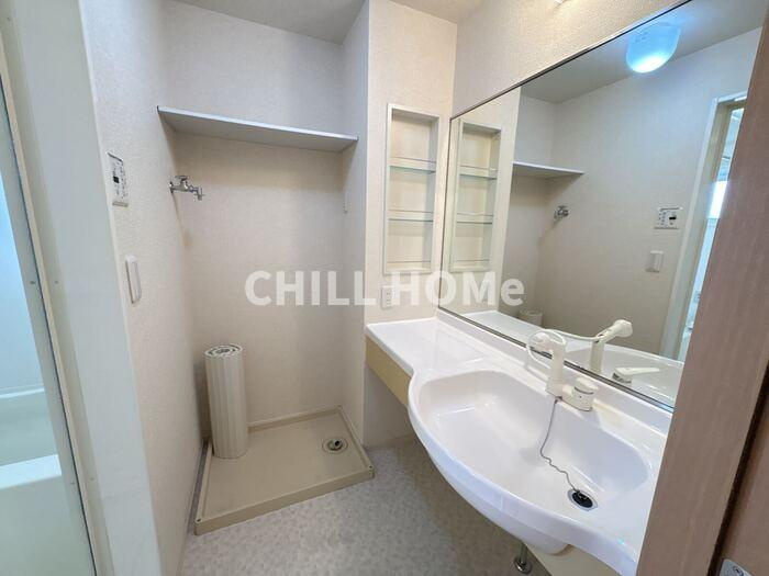 フェルメール21の洗面所|当社、チルホームのHPもご覧ください(^^)/物件情報多数♪