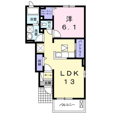 トルテュパシアン港ヶ丘の間取り