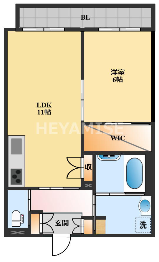 エルズコートの間取り