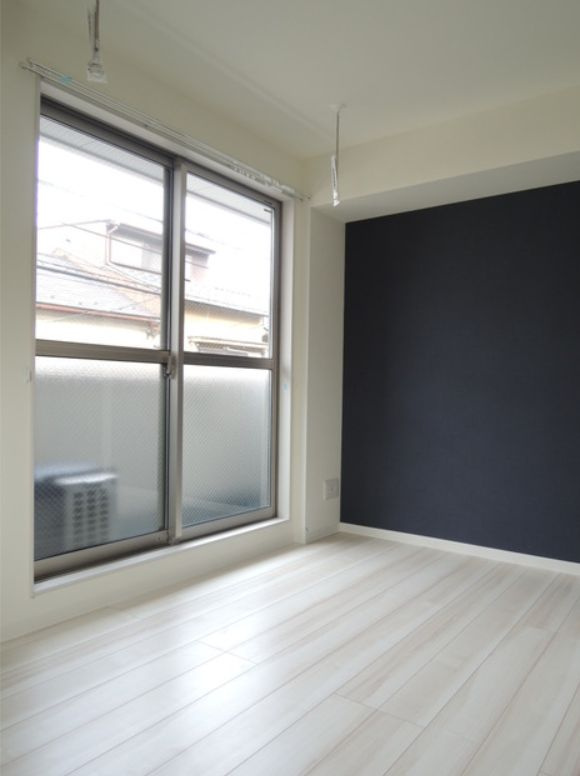 フェリーチェ早稲田の寝室|ホワイトフローリング